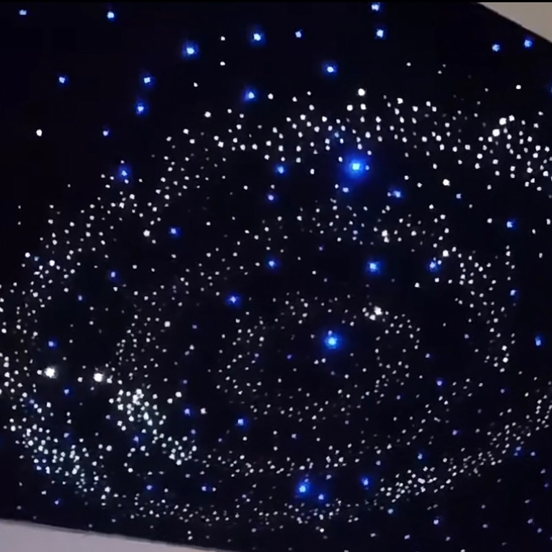 Spesonic 音響ファイバー光星空天井パネル音響スター天井ポリエステルファイバースターライト