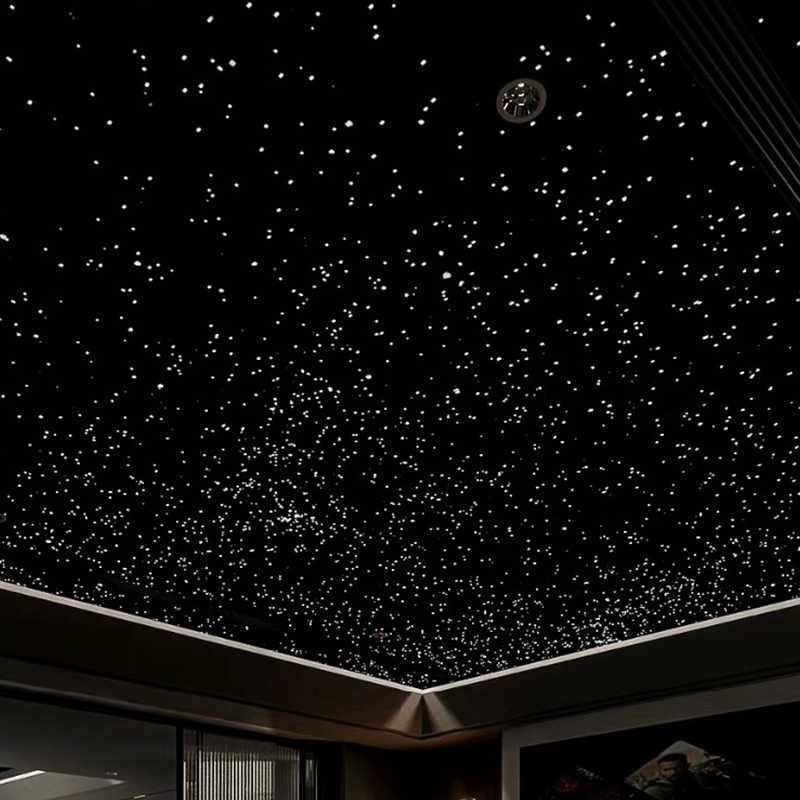 居間用の現代的なスタイルの光ファイバーRGBライトスター天井パネル7色の石膏 居間用の現代的なスタイルの光ファイバーRGBライトスター天井パネル7色の石膏