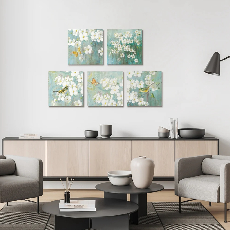 モダンなスタイルの熱伝達音響パネル壁画 - HD、吸音、寝室/リビングルーム用