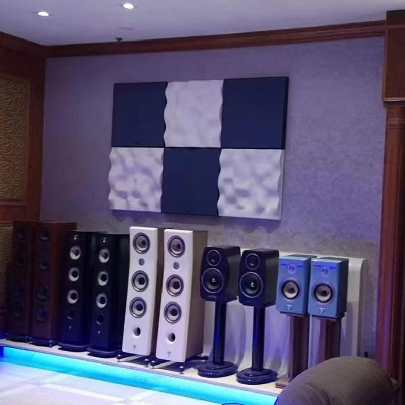 モダンな 3D カラフルな音響サウンドディフューザーパネルホールアプリケーショングラフィックデザイン用の装飾的な天井壁デザインが利用可能