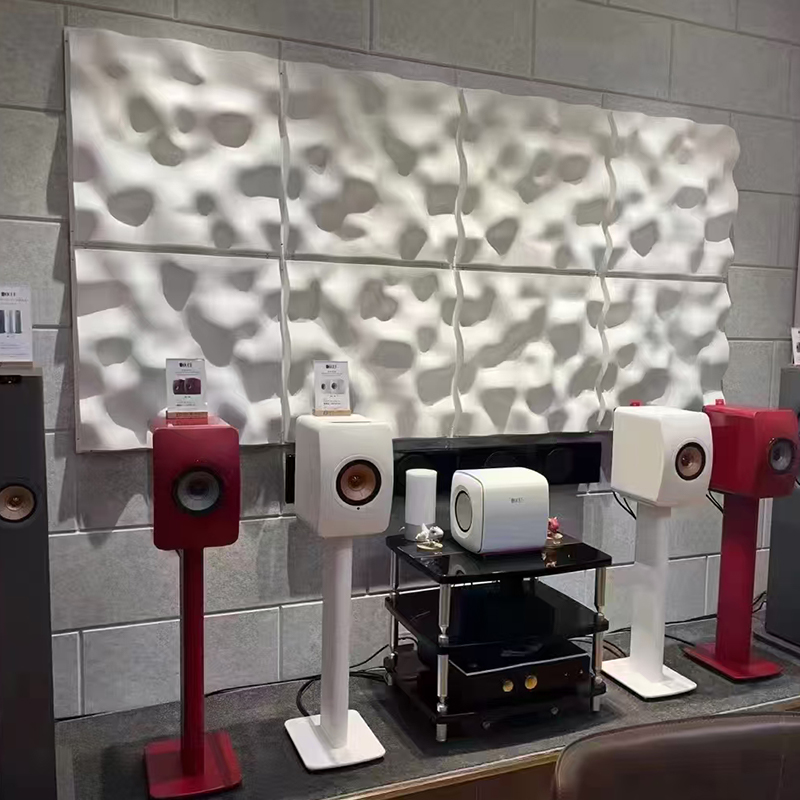 モダンな 3D カラフルな音響サウンドディフューザーパネルホールアプリケーショングラフィックデザイン用の装飾的な天井壁デザインが利用可能