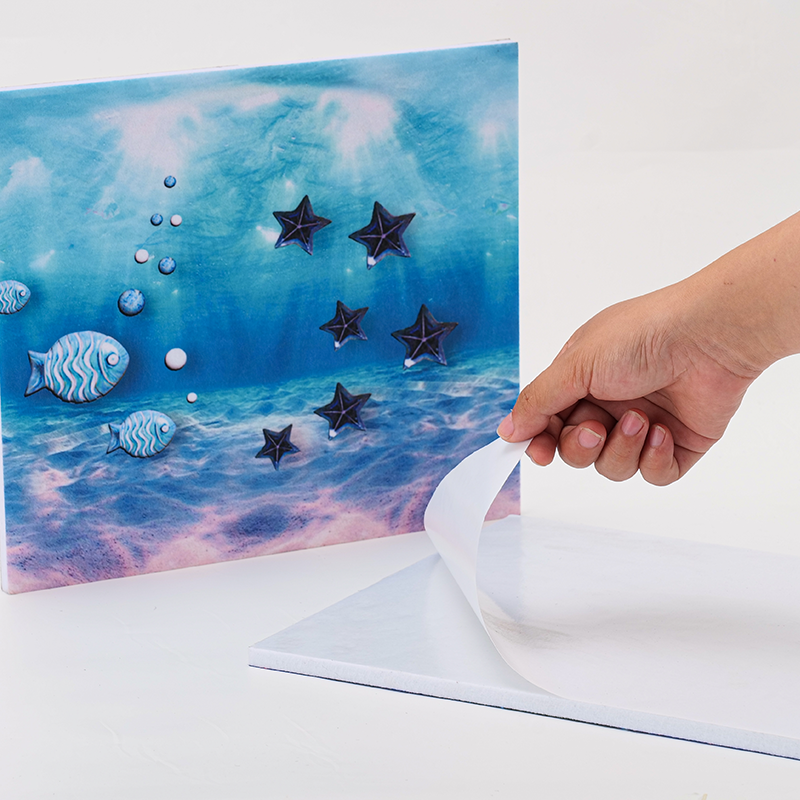 軽量カスタム熱伝達壁画パネル - 印刷可能、粘着式、廊下用防音